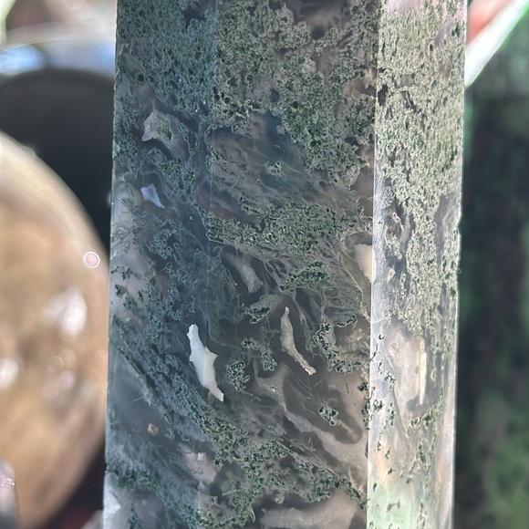 Moss Agate Crystal Tower! - Picture 10 of 10